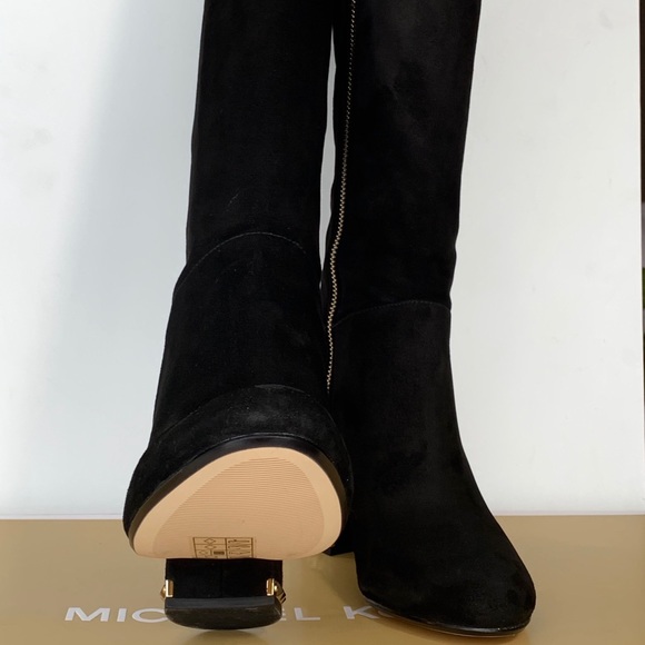 NWB Michael Kors tall knee black Nadine boots! - Picture 4 of 8